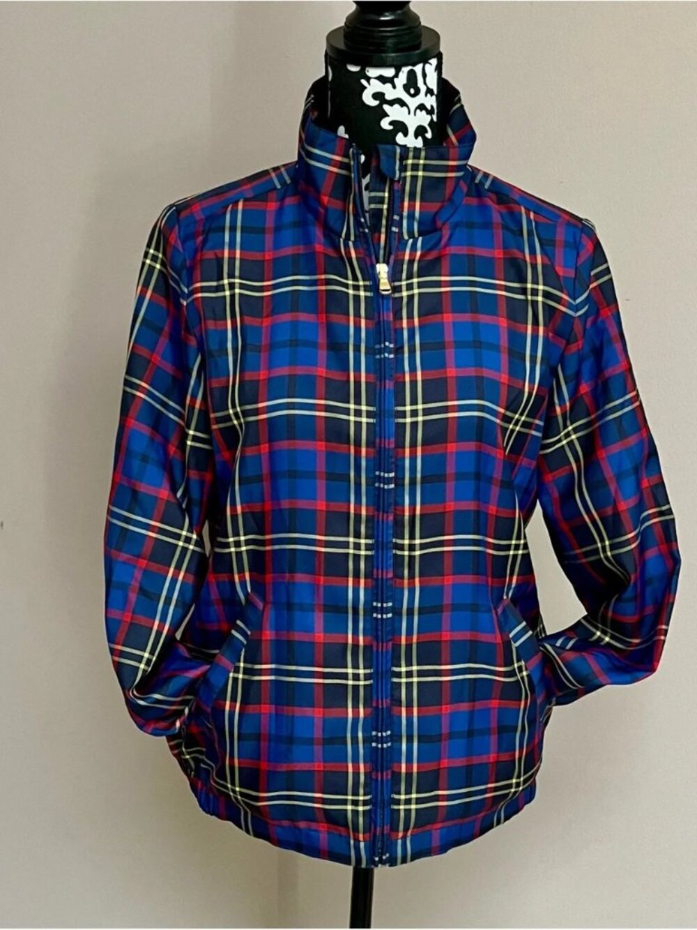 Active Lauren Ralph Lauren Small, Tartan Light Weight Jacket